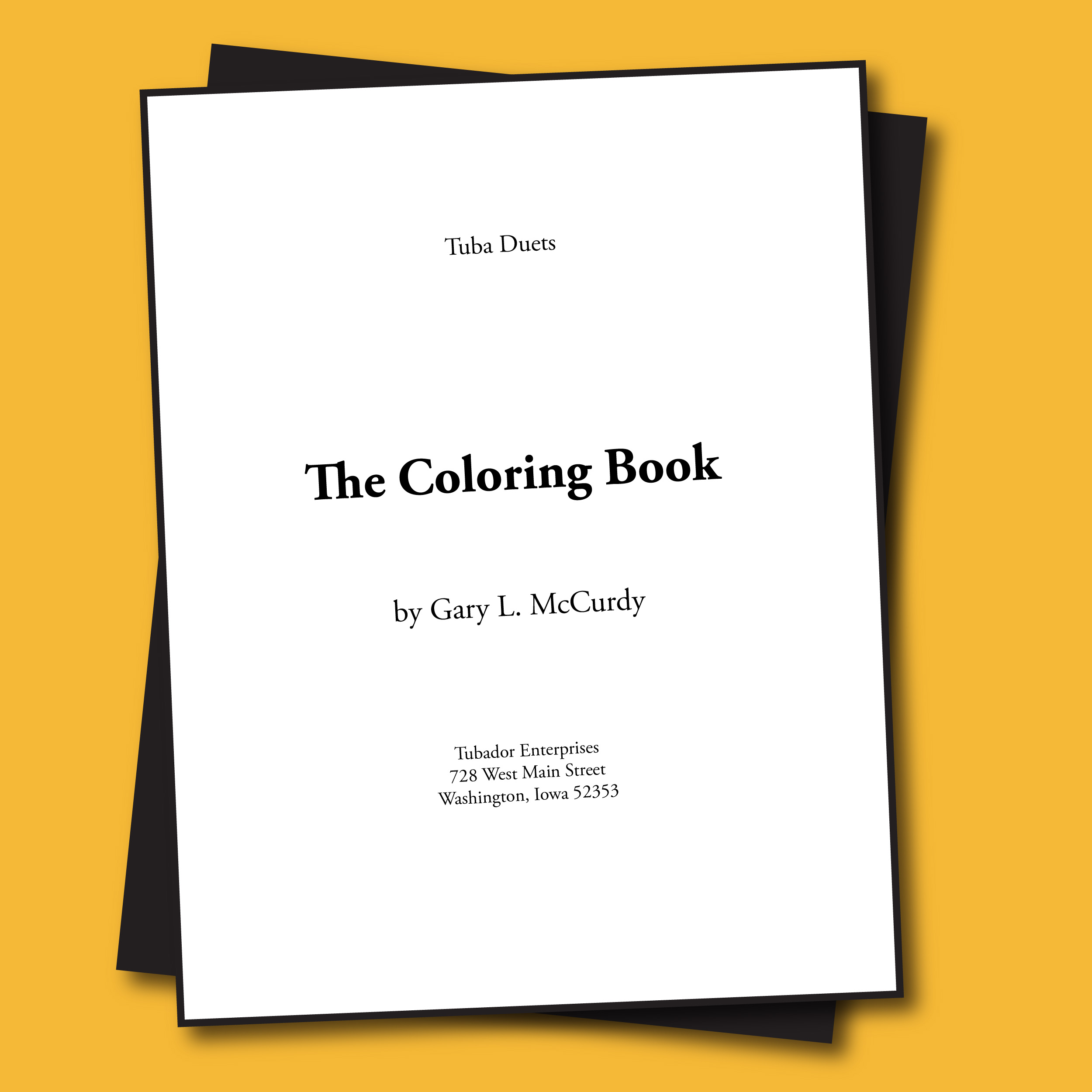 Coloring Book Sheet Music - Duet