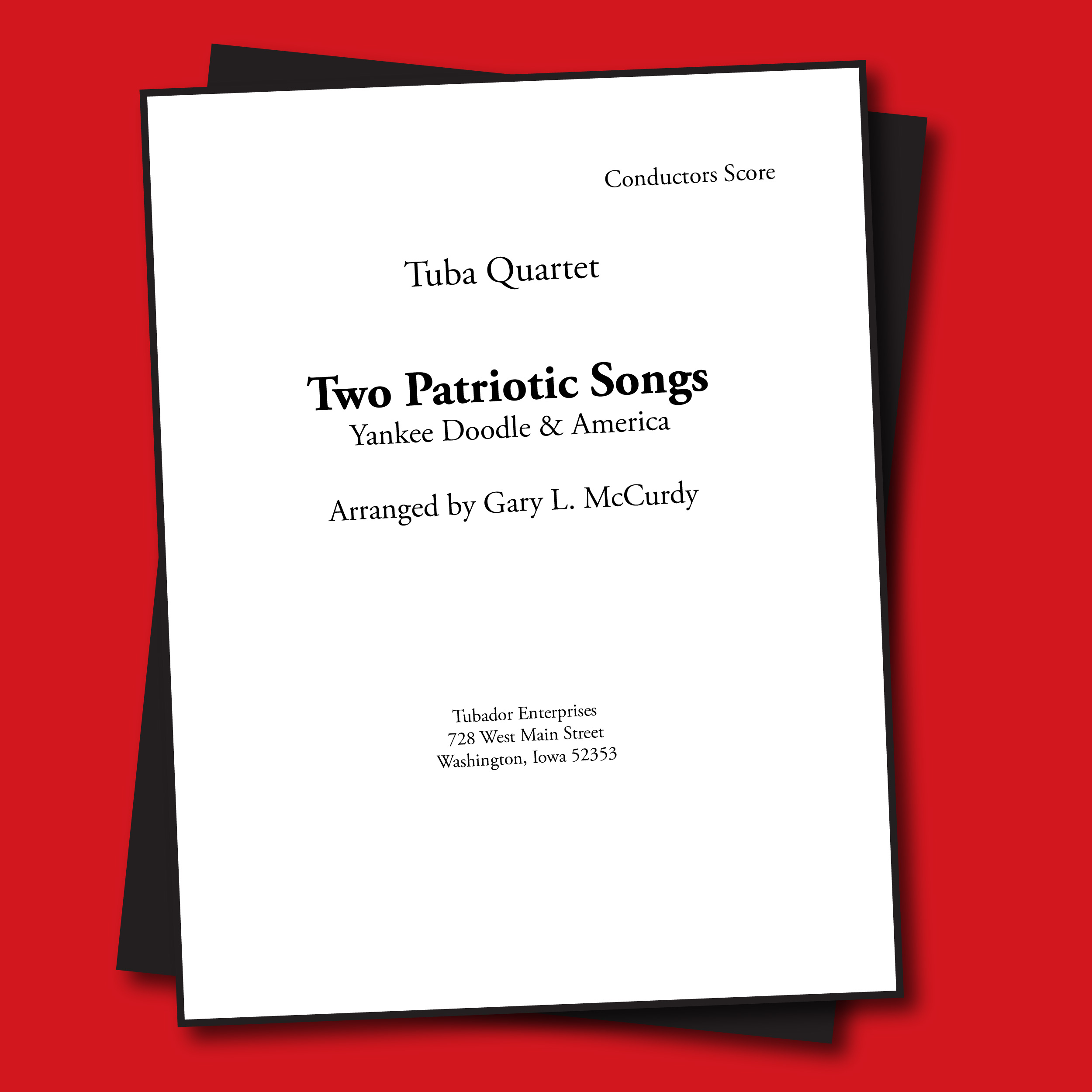 Two Patriotic Songs Sheet Music - Quartet