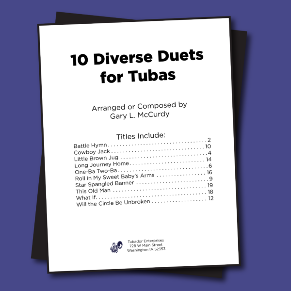 10 Diverse Duets Sheet Music Download [TBD108]